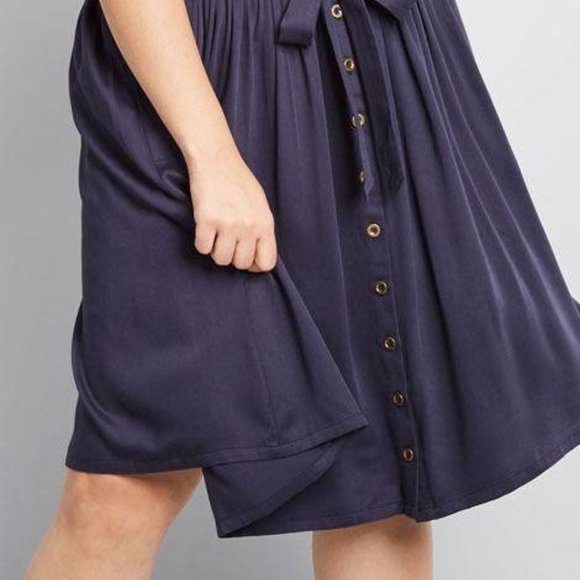 Modcloth Dreamer & Doer A-Line Skirt - Picture 2 of 5